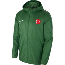 Türkei Nationalteam Nike Torwart-Regenjacke mit Kapuze grün