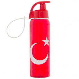 Türkei Flagge Trinkflasche rot Wasserflasche Sportflasche