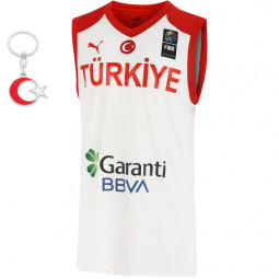 Türkei Basketball-Nationalteam Puma Auswärtstrikot weiß